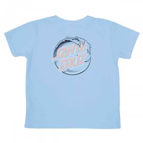 Santa Cruz Vacant Wave Toddler T-Shirt - Light Blue