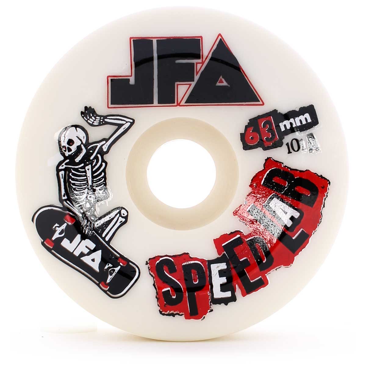 63mm 101a Speedlab JFA Wheels - White