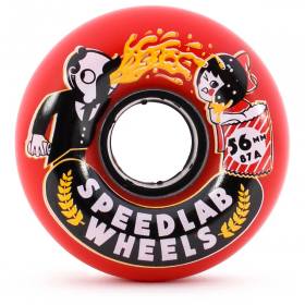 56mm 87a Speedlab NastyBoh Wheels - Red