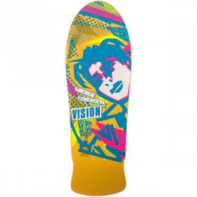 10x30 Vision Old School Gonz Re-Issue Deck - Yellow Dip