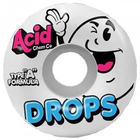 55mm 99a Acid Chemical Co Type A Drops Side Cuts Wheels - White