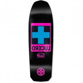 10x32.875 Black Label John Lucero Cross Shaped Deck - Black Dip