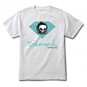 Diamond X Blind Reaper Sign T-Shirt - White