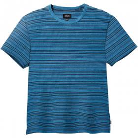 Enjoi Quimby Stripe Crew T-Shirt - Asphalt Blue