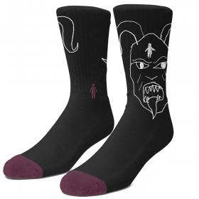 Girl Briana Geering One Off Devil OG Crew Socks - Black