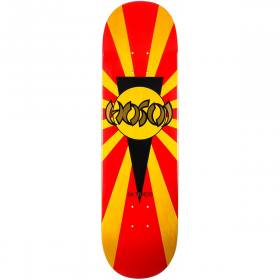 8.25x31.5 Hosoi Rising Sun Deck - Yellow Stain/Red
