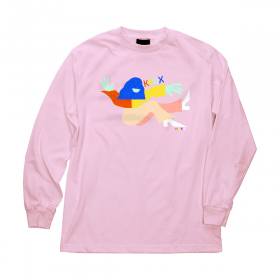 Krux Trucks Marbie Miller Long Sleeve T-Shirt - Pink