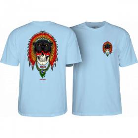 Powell Peralta Kelvin Hoefler Skull T-Shirt - Powder Blue