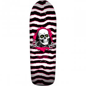 9.89x31.32 Powell Peralta Old School Ripper Re-Issue Deck - White/Pink