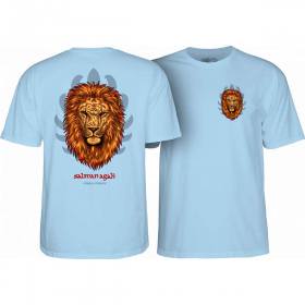 Powell Peralta Salman Agah Lion T-Shirt - Powder Blue