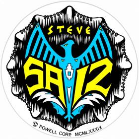 Powell Peralta Steve Saiz Totem Sticker - 3.25"