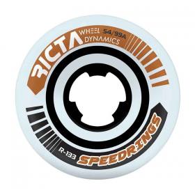 54mm 99a Ricta Speedrings Wide Wheels - White