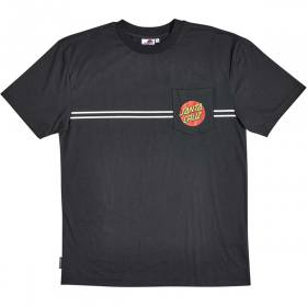 Santa Cruz Dot Pocket T-Shirt - Black
