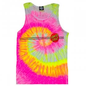 Santa Cruz Classic Dot Tank Top - Silver Rainbow