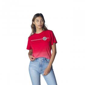 Santa Cruz Women's Other Dot Fitted T-Shirt - Red Hombre