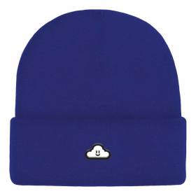 Thank You Cloudy Cuff Beanie - Blue