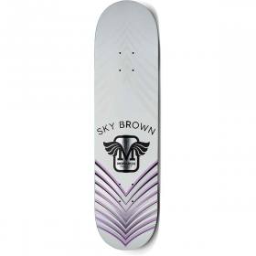 7.75x31.1 Monarch Project Sky Brown Horus Sky Deck - White/Purple/Black