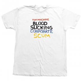 Toy Machine Bloodsucking Scum T-Shirt - White