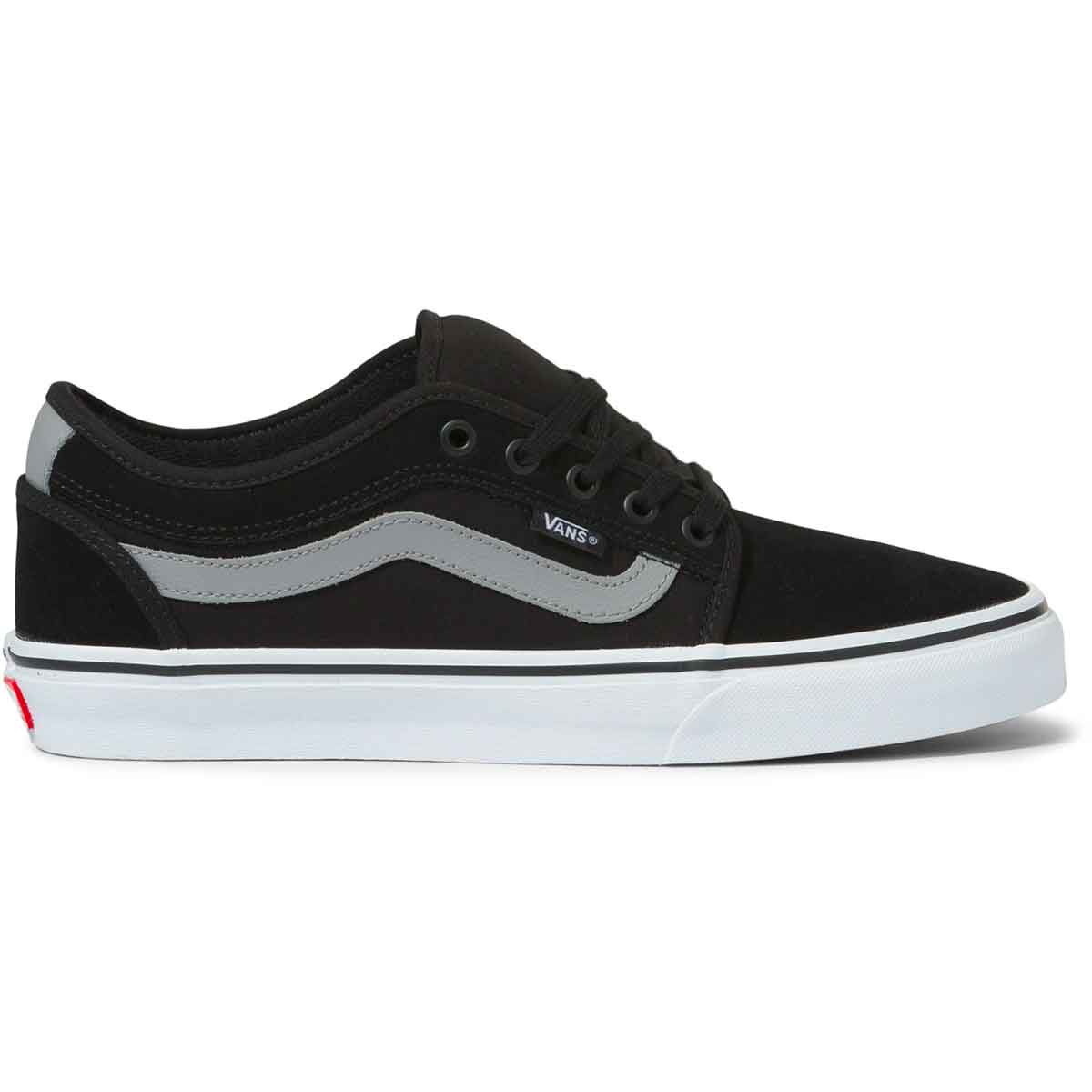 Vans Skate Chukka Low Sidestripe Shoes - Black/Gray/White | SoCal Skateshop