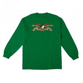 Antihero Eagle Long Sleeve Youth T-Shirt - Green