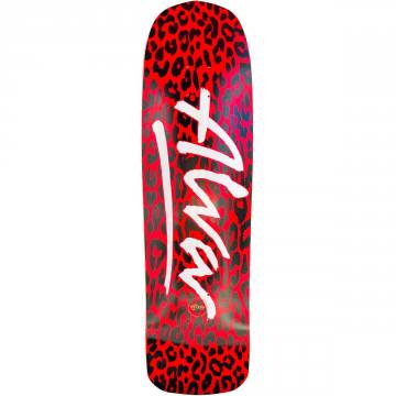 Alva Urban Guerrilla Shaped Skateboard Deck - Red 8.75x32.5