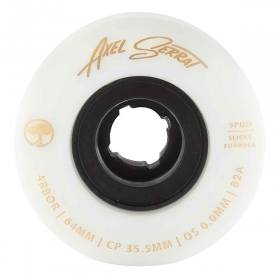 64mm 82a Arbor Axel Serrat Spud Wheels - White