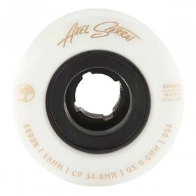 58mm 80a Arbor Axel Serrat Suave Wheels - White