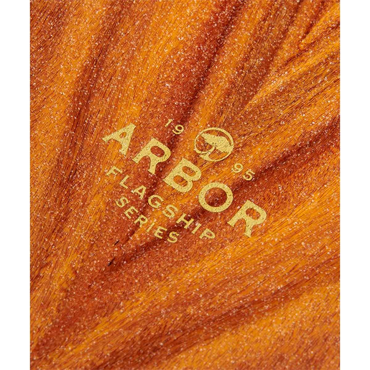 Arbor Axis 40 Flagship Longboard Deck - 8.75x40 Pre-Gripped Clear