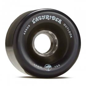69mm 78a Arbor Outlook Easyrider Wheels - Ghost Black