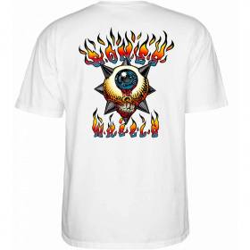 Bones Wheels Iron Sun T-Shirt - White