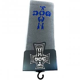 Dogtown Crew Socks - Grey/Blue