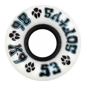 53mm 86a Dogtown K-9 Softys Wheels - White