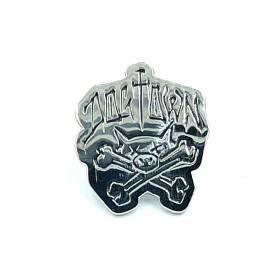 Dogtown Pig & Crossbones Enamel Pin - 1.5"x 1.5"