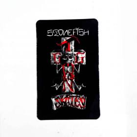 Dogtown Stonefish Sticker - 4" Black/Red