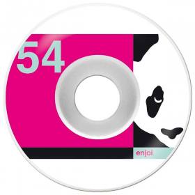 54mm 99a Enjoi Box Panda Wheels - Pink