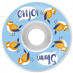 51mm 99a Enjoi Early Bird Wheels - Blue