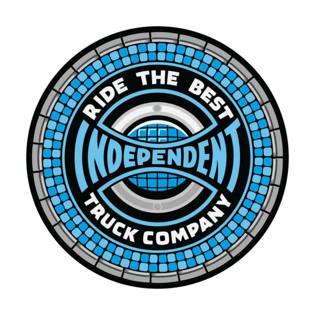 Independent Skateboard Sticker 5 Pack Speed Ring and Tile Span 
