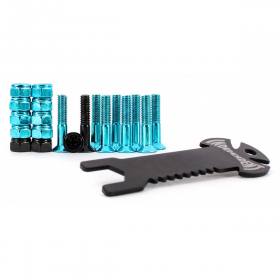 1" Independent Trucks Genuine Parts Cross Phillips Hardware w/Tool - Blue/Black