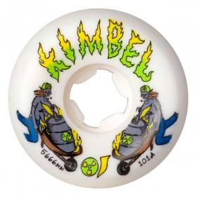 56mm 101a OJ Elite Mini Combo Willis Kimbel Kegger Barrel Wheels - White
