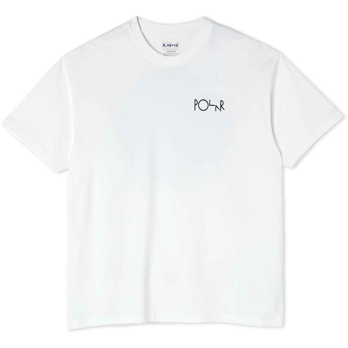 Polar Skate Co. Smoking Lady Fill Logo T-Shirt - White