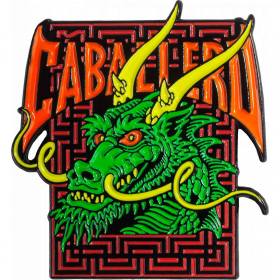 Powell Peralta Steve Caballero Street Dragon Lapel Pin - Green 1.3125"