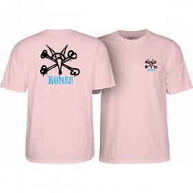 Powell Peralta Rat Bones Youth T-Shirt - Light Pink