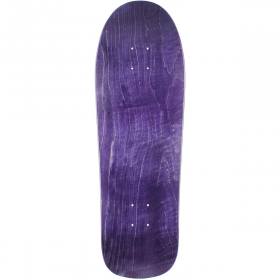 9.5x30.75 Prime Wood LA N20 Blank Sticker-O-Rama Shaped Deck - Purple Stain