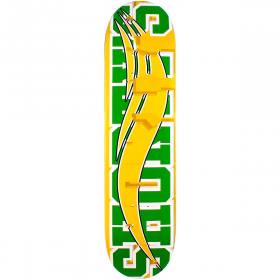 7.75x31.375 Shorty's Skate Block XS Deck - Yellow/Green