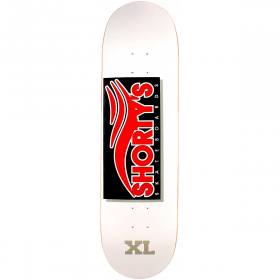 8.5x32.25 Shorty's Skate Tab XL Deck - Black/Red