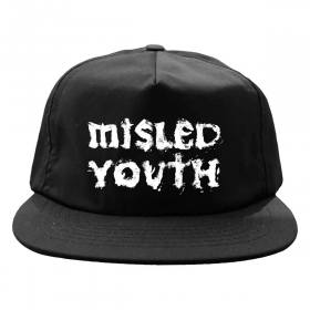 Zero Misled Youth Unstructured Snapback Hat - Black