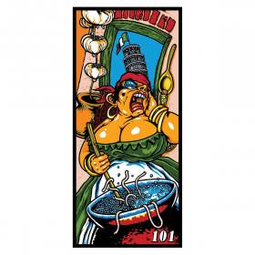 101 Skateboards Gino Bel Paese Sticker