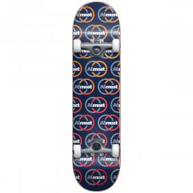 Almost Ivy Repeat Resin Premium Complete Skateboard - Navy 8x31.6