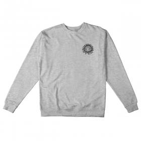 Antihero Grimple Basic Crewneck Sweatshirt - Heather Grey