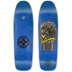 9.25x32.5 Black Label Eric Nash Darkhorse Shaped Deck - Dark Blue Stain